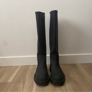 Zara Knee High Black Boots